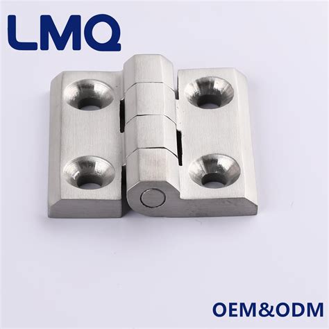 Industrial Stainless Steel 180 Degree Vibration Ground Flat Butt Hinge For Electrical Cabinet