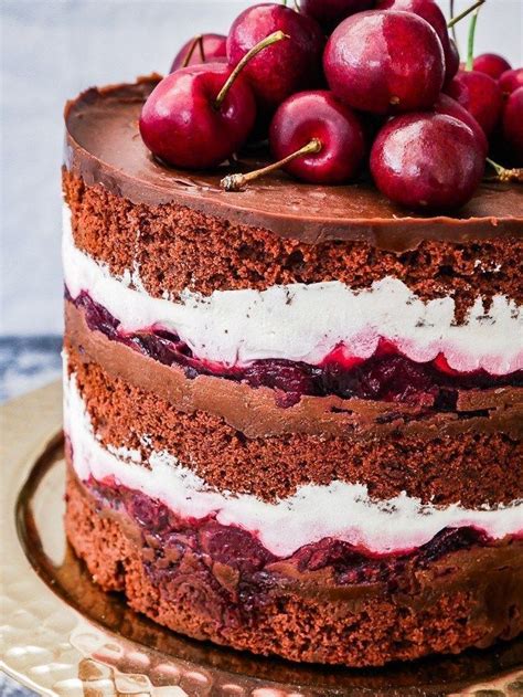 Black Forest Naked Cake Artofit