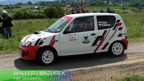 Kacper Waller Mateusz Mazurek Fiat Seicento Runda Rally Park