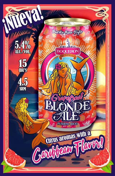 Boquerón Brewing anuncia versión de toronja de su Blonde Ale Craft