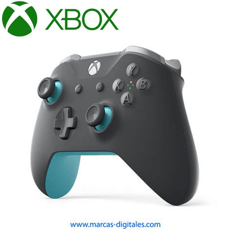 Xbox One Control Inalambrico Color Gris Azul Marcas