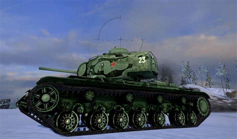 23-PanzerKatzen: WOT: Russian Heavy Tank KV-3 "Peppermint green camo"