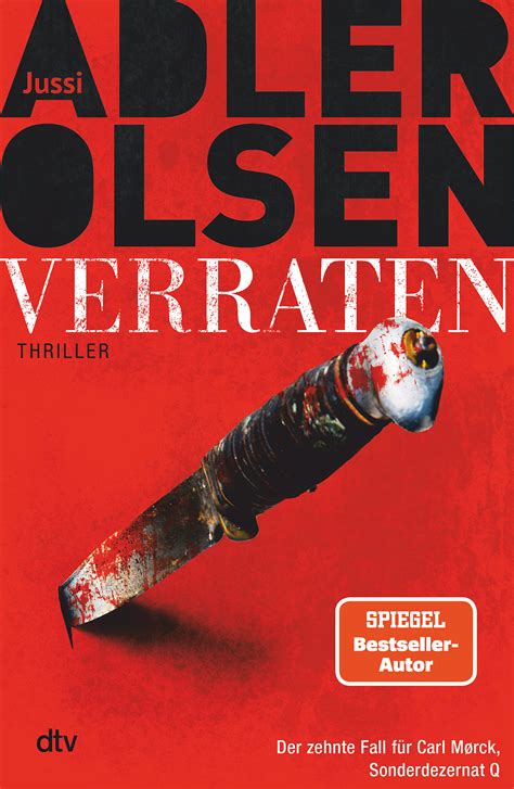 Verraten Von Jussi Adler Olsen Hardcover Bd 10 Dtv Verlag