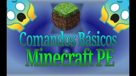 Top 5 Comandos Basicos Para Minecraft PE YouTube