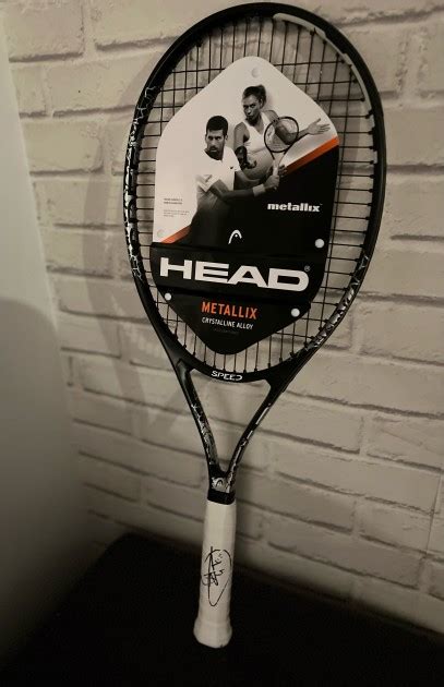 Novak Djokovic Signed Head Speed Racket - CharityStars