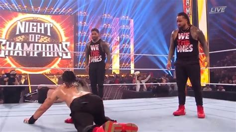 Jimmy Uso Attacks Roman Reigns Wwe Night Of Champions 2023 Highlights Usos Betrays Roman