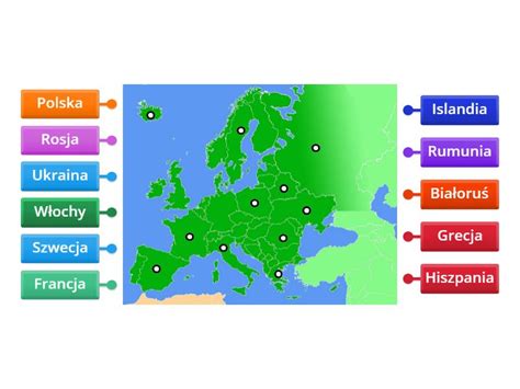 Mapa Polityczna Europy Labelled Diagram