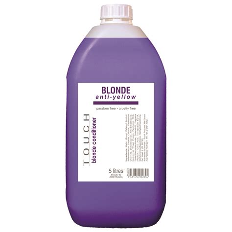 TOUCH BLONDE ANTI YELLOW CONDITIONER LITRE HBP Padstow