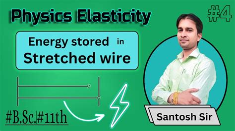 L 4 Elastic Potential Energy Stored In A Stretched Wire Elasticity