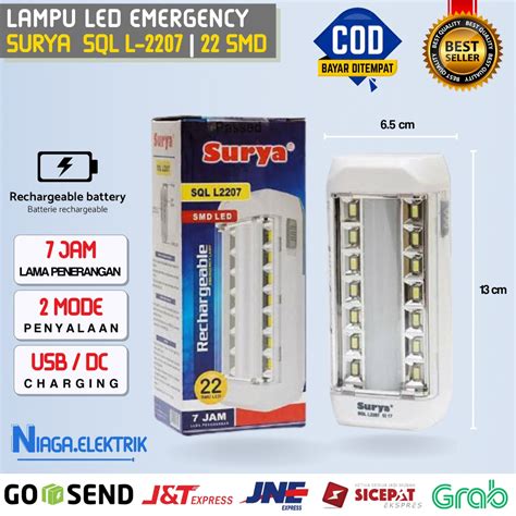 Jual Lampu Penerangan Senter LED Emergensi Darurat Emergency Lamp