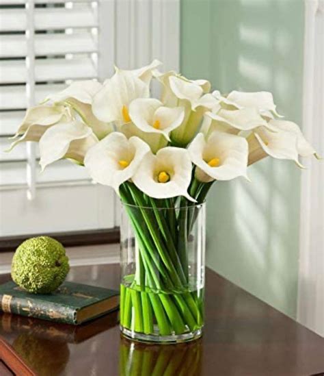 Winter Flowers Calla Lily Wedding Flowers Minimalist Home - Etsy