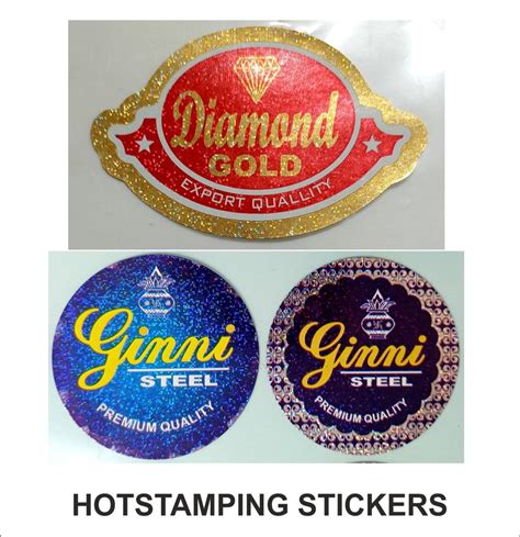 Red Paper Hot Stamping Sticker Size X Inch Packaging Type Sheet At In Hapur