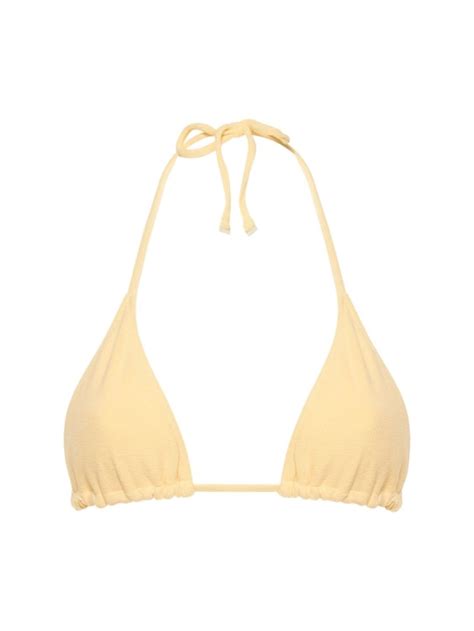 Towelling Triangle Bikini Top Zulu Zephyr Damen Luisaviaroma