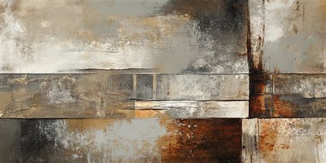 A Modern Abstract Design With An Emphasis On Texture And Materiality