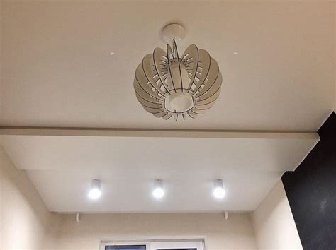 Двухуровневый потолок | Ceiling lights, Home decor, Decor