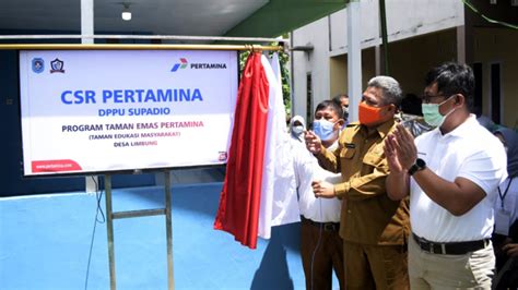 Pertamina Dorong Desa Limbung Tingkatkan SDM Pertamina