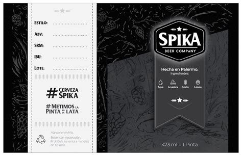 Beer can design - Spika Beer Company on Behance