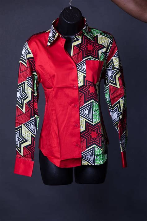 African Print Shirts Women Dashiki Shirts Women Ankara Shirts Women