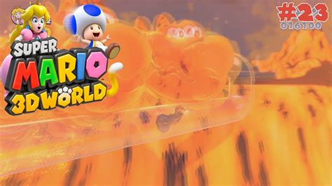 Super Mario D World Co Op Episode Simmering Lava Lake Youtube