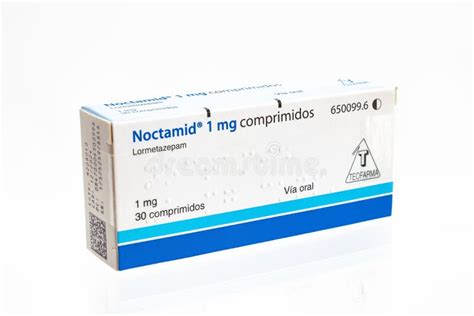 Huelva, Spain-September 23,2020: Lormetazepam Brand Noctamid from ...