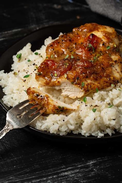 Tender And Juicy Apricot Chicken Recipe Butter And Baggage