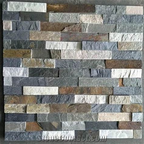 Quartzite Culture Slate Wall Cladding Tiles From China Stonecontact