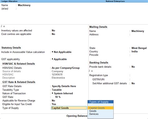 How To Record Purchase Of Fixed Assets Under Gst In Tallyprime