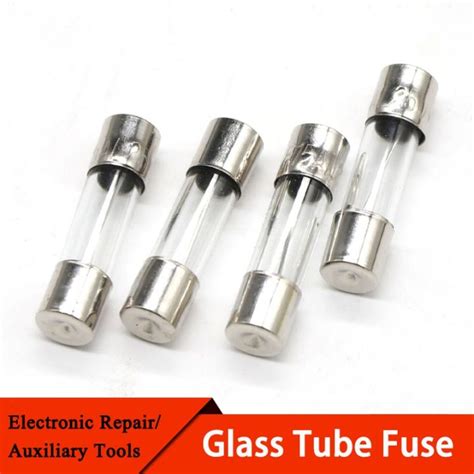 50 100Pcs Glass Tube Fuse 5x20MM 0 1A 0 2A 0 5A 1A 2A 3A 4A 5A 6 3A 8A