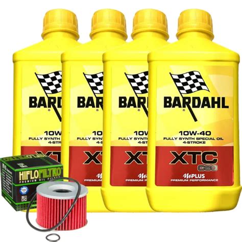 Kit De Mantenimiento Aceite Bardahl Xtc W Filtro Para Yamaha