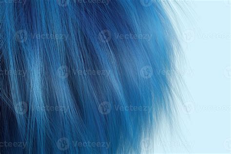 Blue Soft Hairstyle 3d Background Gentle And Soft Hair Texture Modern Abstract Illustration 3d