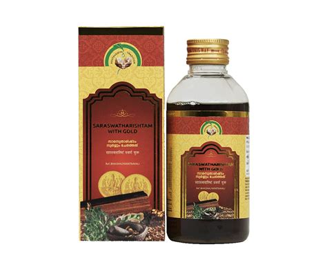 Vaidyaratnam Saraswatharishtam With Gold 100ml Walmart