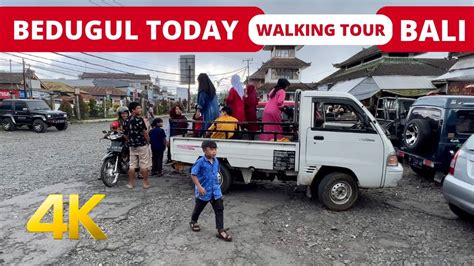 BALI INDONESIA TODAY 4K BEDUGUL Walking Tour Lake Beratan Bali