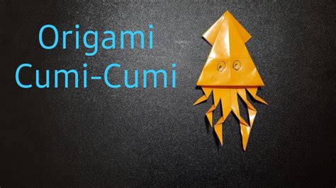 Cara Membuat Origami Cumi Cumi Youtube