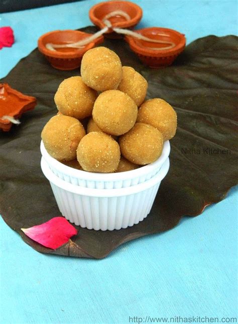 Aval Verkadalai Jaggery Laddu Poha Peanut Ladoo Without Ghee