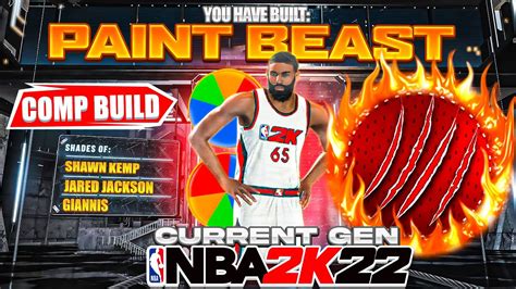 The Best Paint Beast Build On Nba K Current Gen Best Center Badges