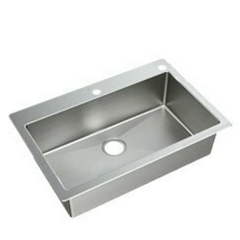 Moen Islet 33in X 22in Stainless Steel 18 Gauge Single Bowl Dual Mount Sink 21596 Zoro