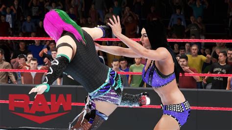 Wwe 2k20 Raw Asuka Vs Billie Kay Youtube