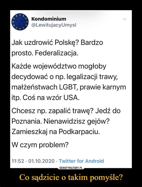 Co sądzicie o takim pomyśle Demotywatory pl