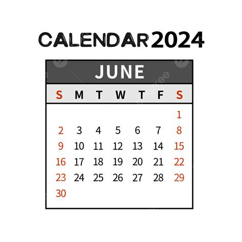 2024 June Calendar With Holidays Clip Art Png Calendar August 2024