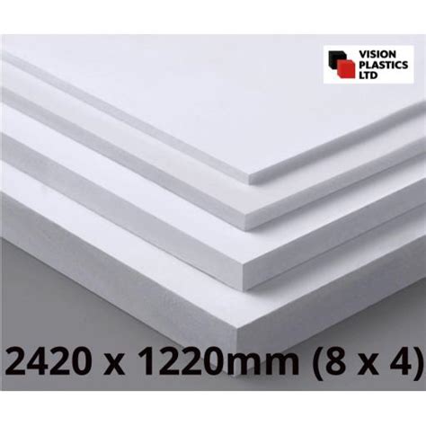 5mm White Matt Foam PVC Buy Online Now We Cut To Size