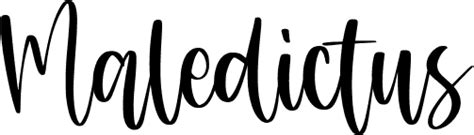 Maledictus Font Fonts U