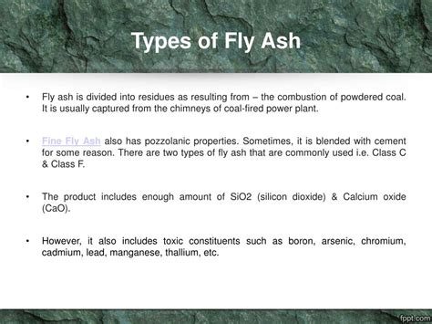 PPT - Fly Ash in Concrete PowerPoint Presentation, free download - ID ...