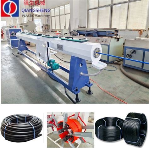 Plastic Hdpe Pe Pp Pvc Two Layers Pipe Soft Tube Extrusion Line Plastic