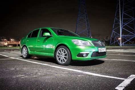 Шкода октавия зеленая (26 фото) - красивые картинки и HD фото