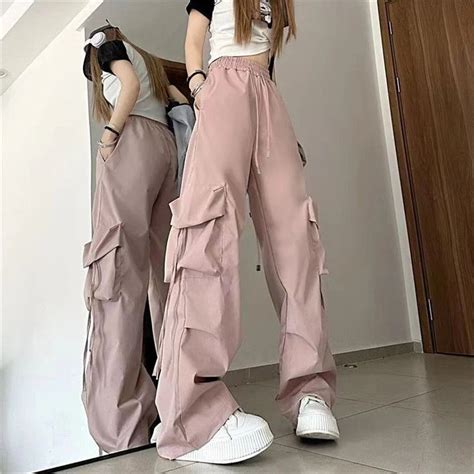 Women S Baggy Cargo Pants In 2024 Y2k Cargo Pants Streetwear Y2k