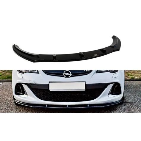 Tuning Maxton FRONT SPLITTER OPEL ASTRA J OPC VXR V 1 Gloss Black