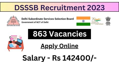 Dsssb Recruitment Apply For Posts