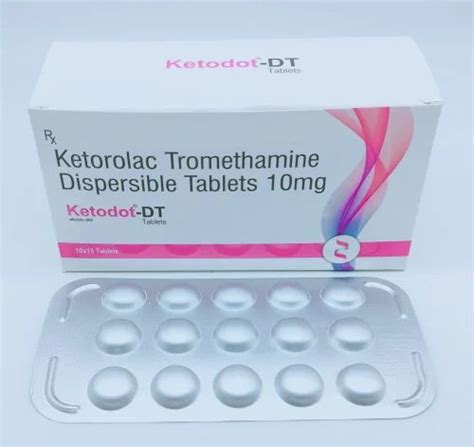 Ketorolac Tromethamine Dispersible Tablets Mg At Rs Box In