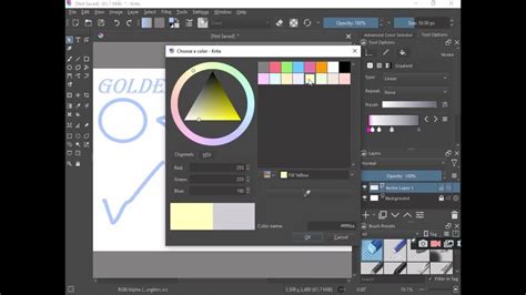 Krita Vector Tools Tutorial Video Youtube