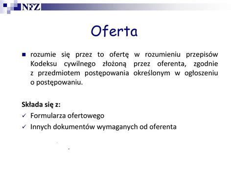 KONTRAKTOWANIE ŚWIADCZEŃ OPIEKI ZDROWOTNEJ ppt pobierz